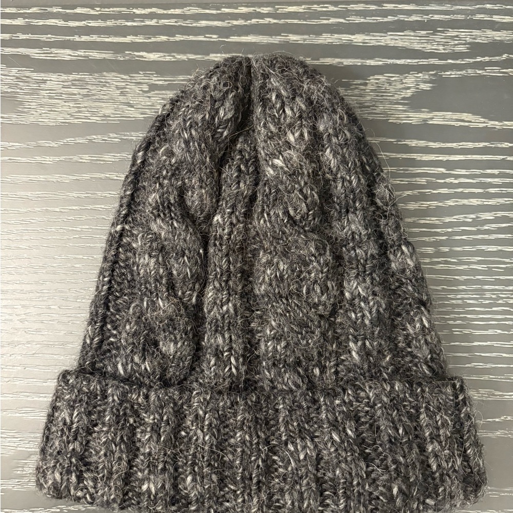 J. Crew Charcoal Slouchy Beanie